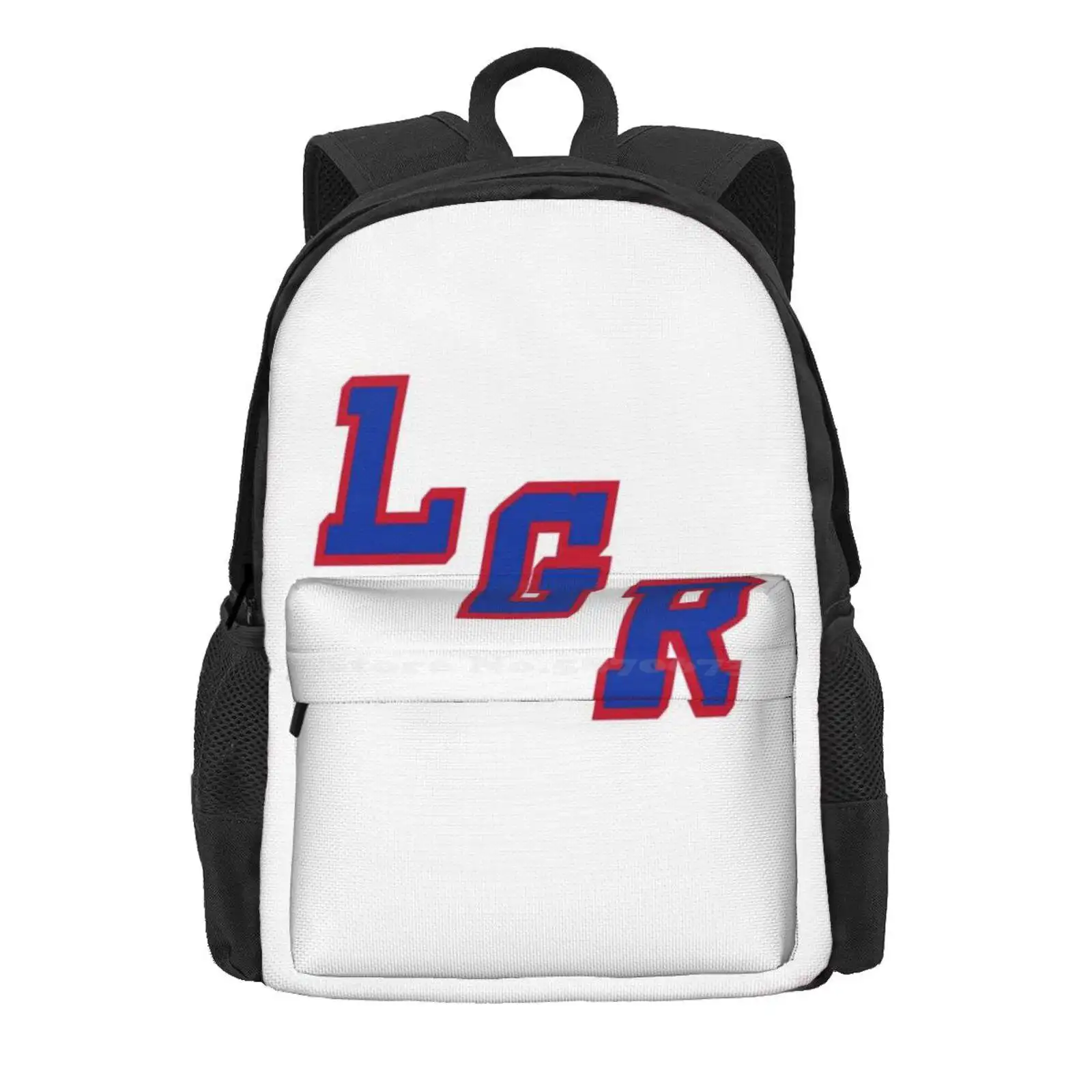 Lgr - White Hot Sale Schoolbag Backpack Fashion Bags New York Hockey Vintage Retro Henrik Lundqvist Mark Wayne Gretzky Rangers