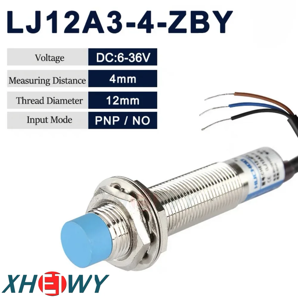 Sensor de interruptor de proximidad piezas/BX por LJ18A34/BX, NPN, PNP, detección de metal, 1 unidad