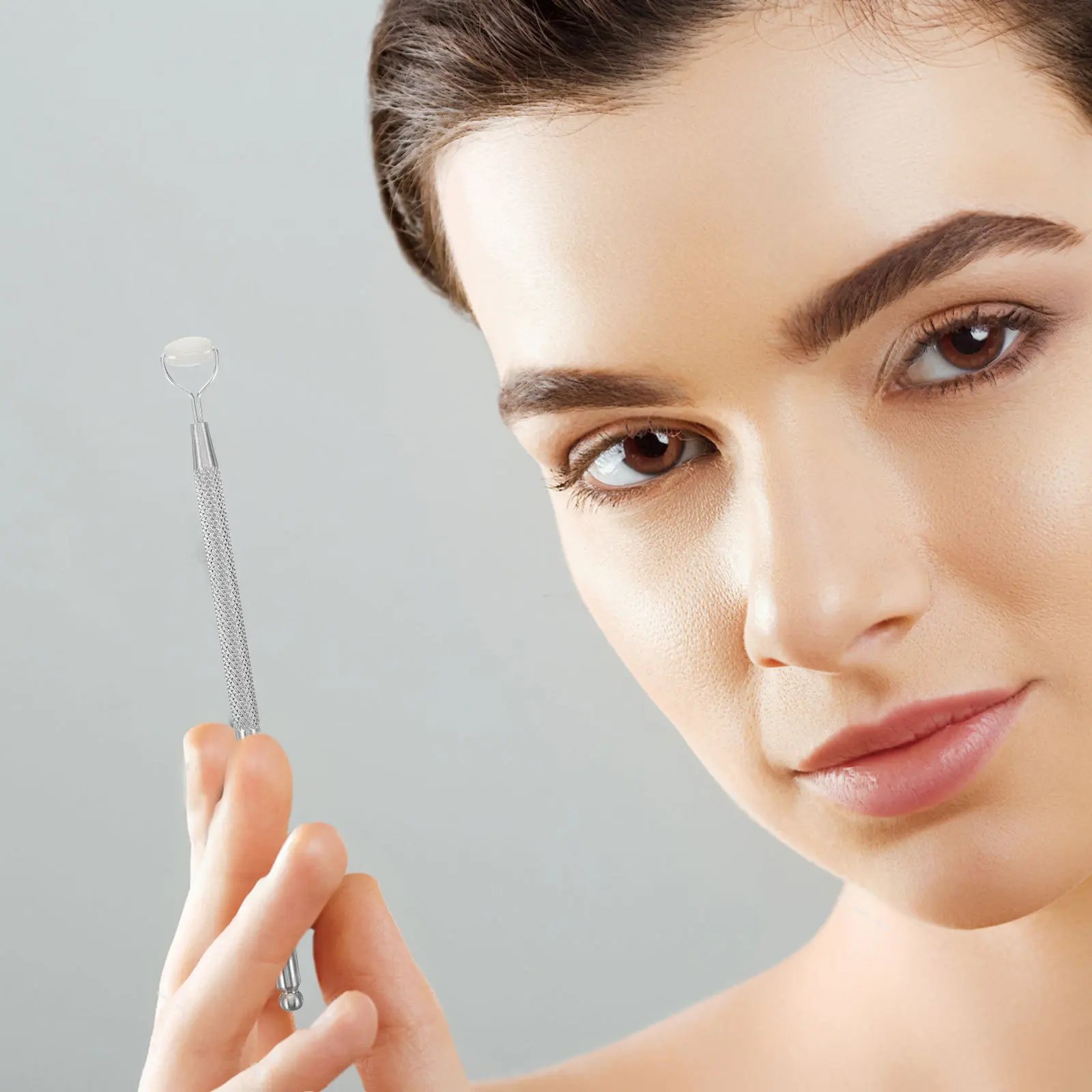 Jade Facial Massage Tool Portable Smooth Roller For Eye Fatigue Relief Face Sculpting Lightweight For Women All Skin Types