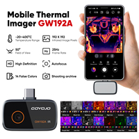 192*192 Android Type-C Thermal Imager 25Hz Mobile Thermal Imaging Camera for Solar Panel Power Device Pipe Heating Fault Detect