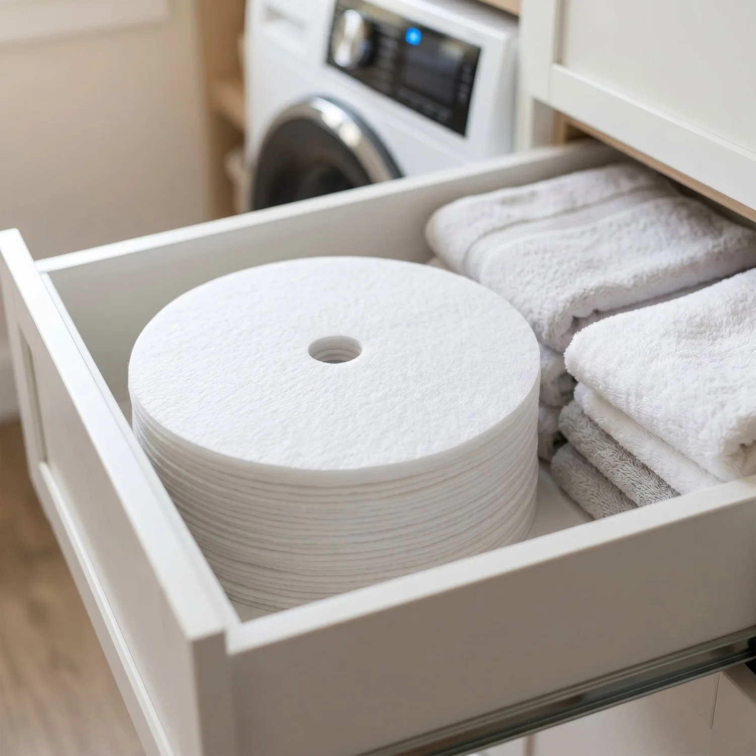 20PCS Cotton Paper Clothes Dryer Filter Cotton Humidifier Exhaust Filters Cotton Dryer Components Filtering Disk Replacement
