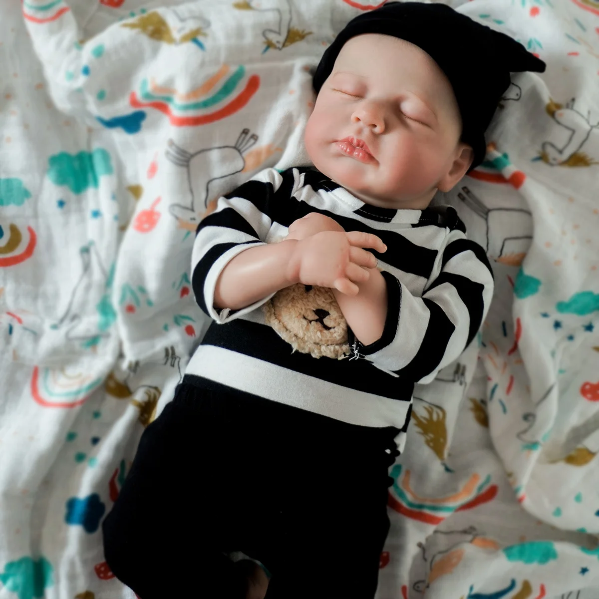 

JOYORA Like A Newborn Baby Doll The Baby Doll Has Been Painted Holiday Gift Christmas Gift Realistic Finished Product Reborn