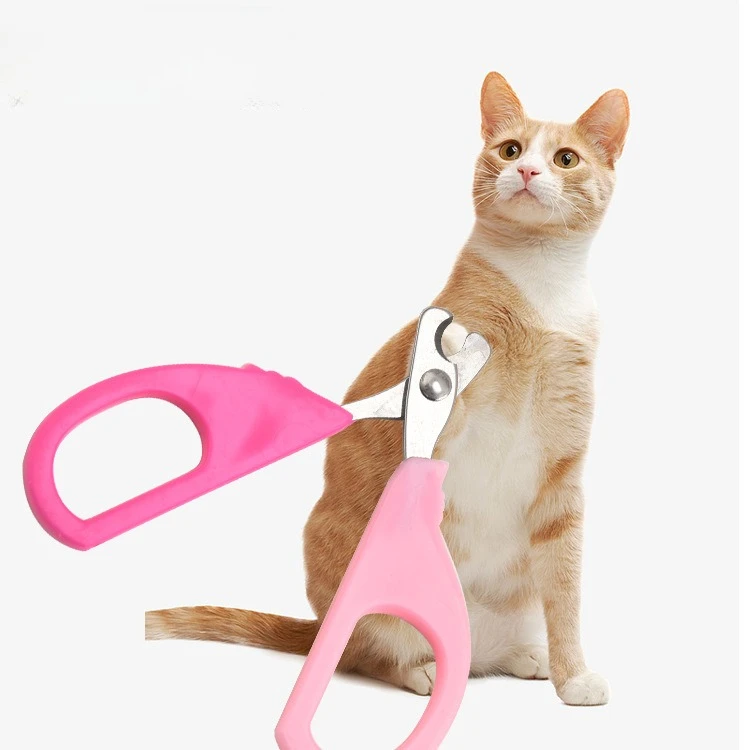 

Pet Nail Clipper Stainless Steel Cat Nail Trimmer Scissors for Small Animals