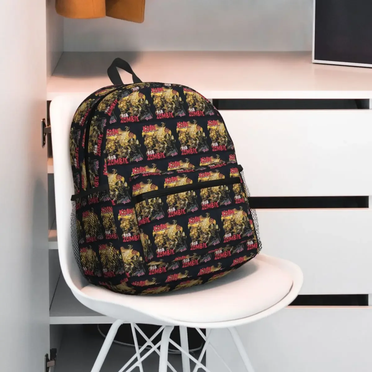 

Korn Metal Rock Music Student Backpack School Bag Hiking Travel Daypack for Men Women Fashion Bookbag Shoulder Bags