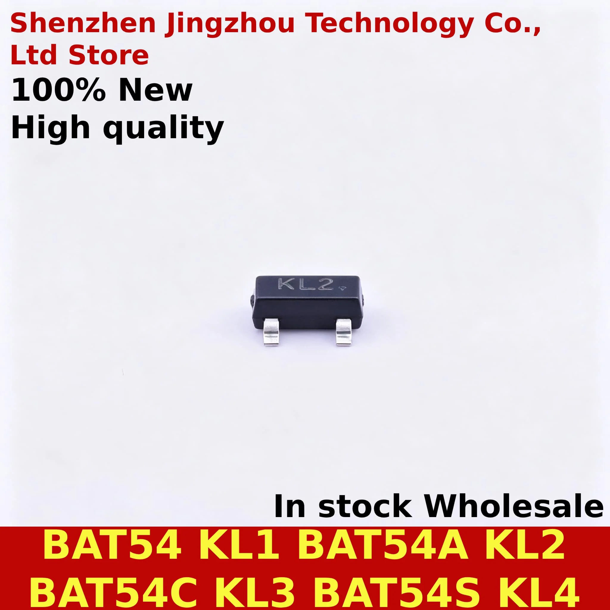 (250/3000PCS) 100% New BAT54 KL1 BAT54A KL2 BAT54C KL3 BAT54S KL4 sot23-3 Chip In Stock