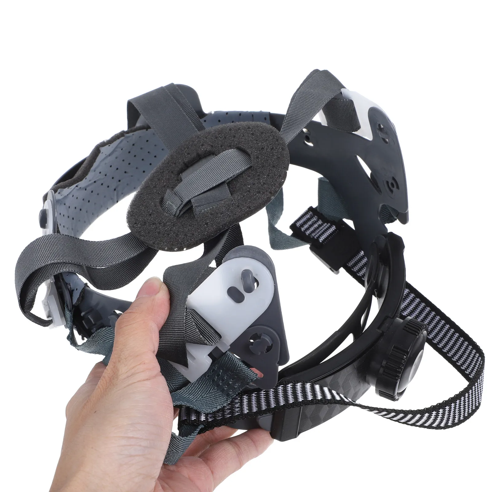

Hard Hat Liner for Men Rotary Knob Adjustment Buckle Secure Fit Sweat Absorbing Breathable Suspension Replacement Safety