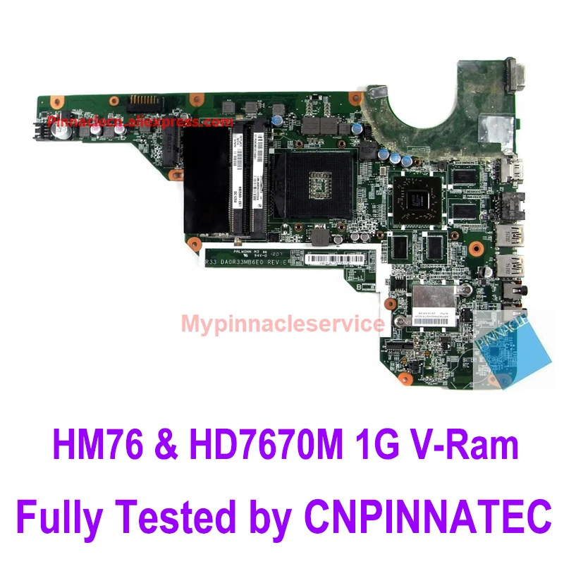 

680569-001 680569-501 motherboard for hp pavilion G4-2000 G6-2000 g7-2000 DA0R33MB6F0 R33