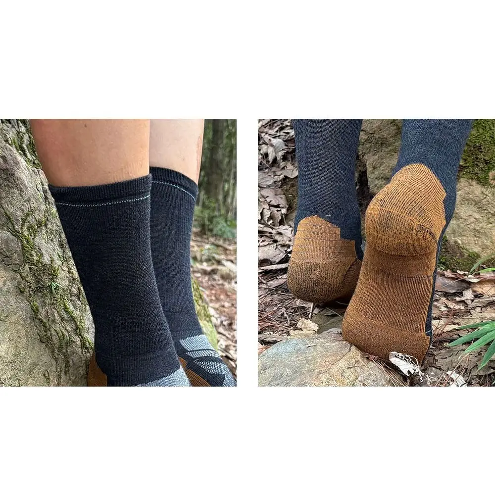 Calcetines de lana merino gruesos afelpados – cálidos para invierno