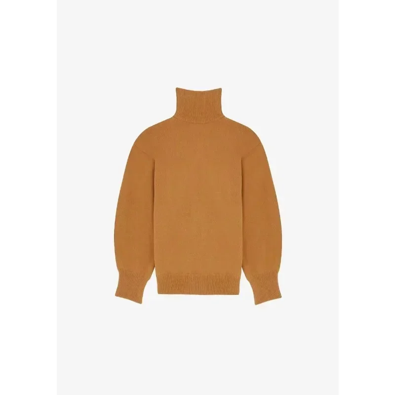 FKS@ LUXURY Pullovers 2024 Autumn/Winter Kendou Same Style Sweater High Neck Slim and Lazy Sweater Small Top