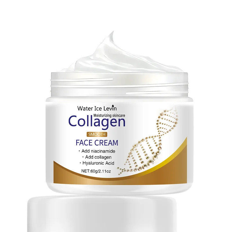 كريم ترطيب الكولاجين ليلاً ونهارًا - زبدة الشيا، التبغ القلوي، ترطيب وفيتامين E - كريم خالي من الكحول لجميع أنواع البشرة