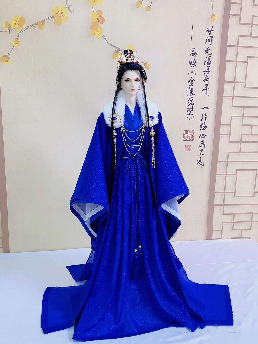 OB27 1/6 Figure 1/4 1/3 Scale BJD Clothes Ancient Costume Hanfu Robe Samurai Outfit For BJD/SD ID75 Uncle Doll Accessories A1972