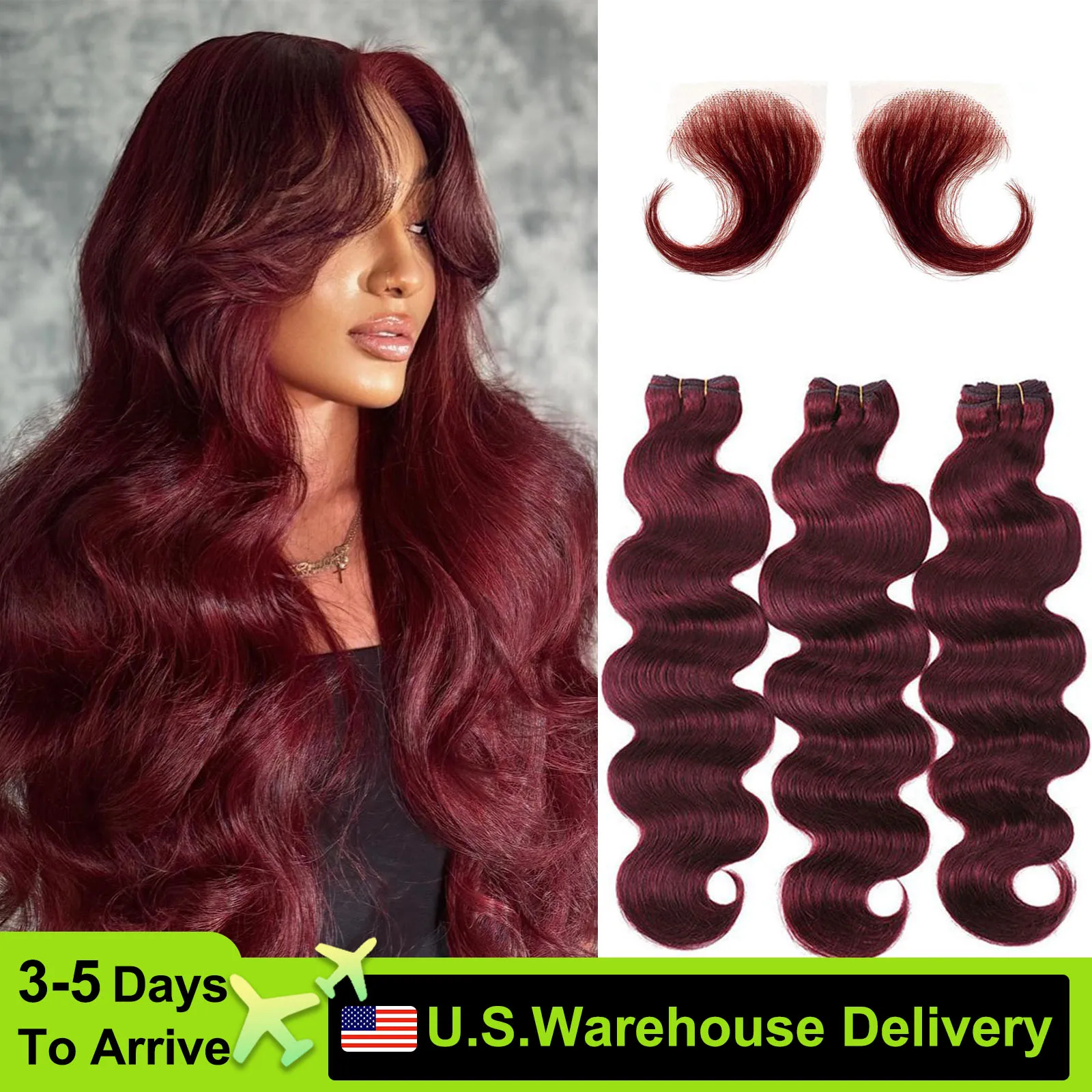 #99J Body Wave Bundles Human Hair 3 Bundles 16A 100% Unprocessed Brazilian Virgin Hair Extensions Weave Raw Human Hair Bundles