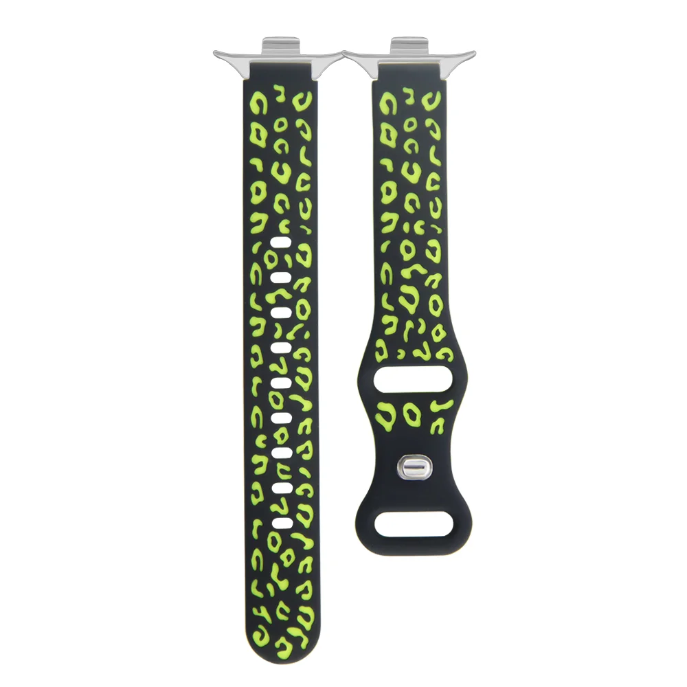 

Silicone Wristband For Xiaomi Band 8Pro/Redmi Band 4 Quick Release Replacement Adjustable Leopard Print Sport Smart Watch Strap