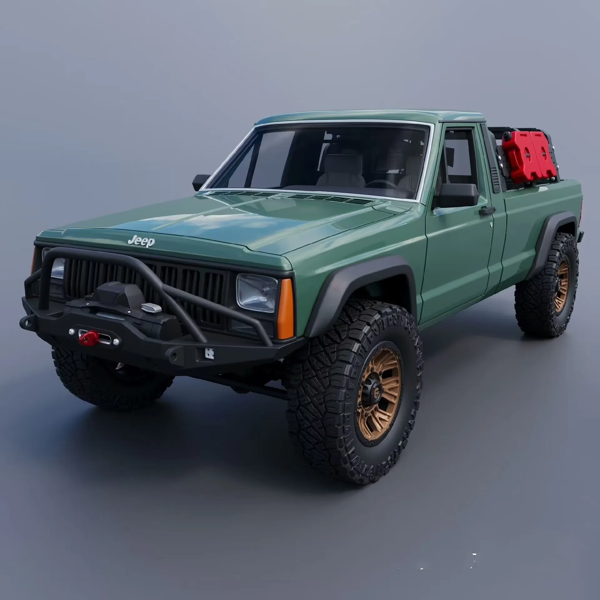 RC Car Cherokee Comanche body LAND CRUISER TRX4 FJ FMS  FJ45 FJ40 LC76 LC70 L79 lc80 BRX01 BRX02 Redcat GEN7 GEN8 GEN9 FTX RC