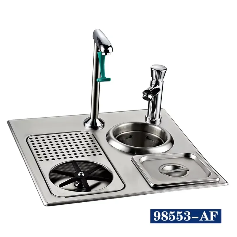 Commercial Bar Faucet with Automatic Glass Washer Pot Cleaning Function for Cafe Restaurant Kitchen Supply Heavy Duty