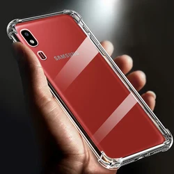 Thickened Airbag Shockproof Clear Soft Tpu Phone Cases For Samsung Galaxy A2 Core case 5.0