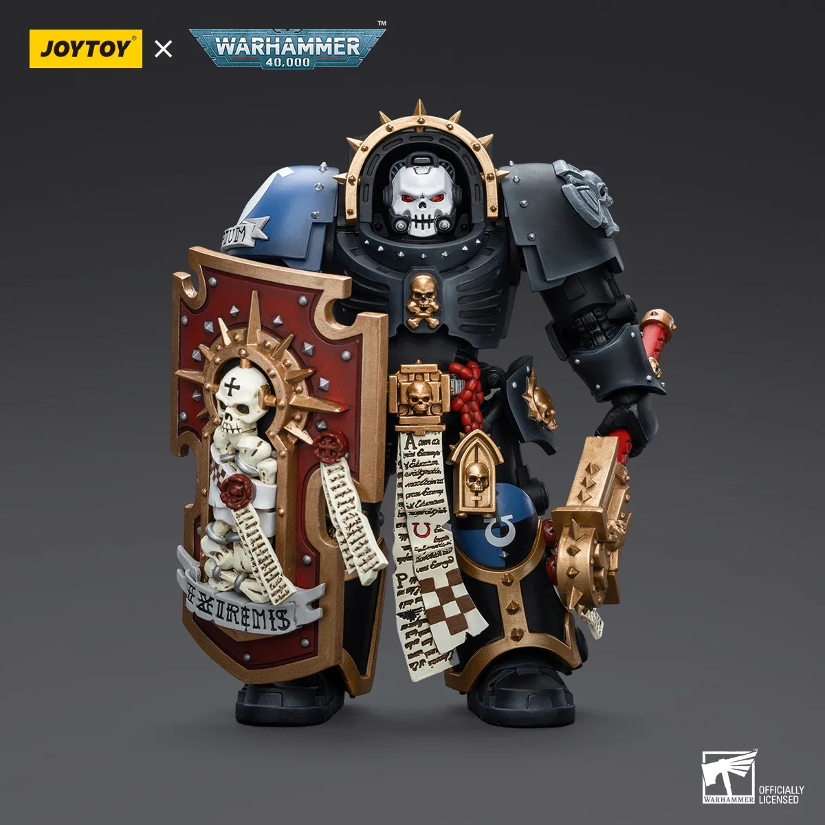 InStock JOYTOY Action Figure Warhammer 40K Ultramarines Chaplain in Terminator Armour 1:18 Figures Models Mecha Toys Ornament