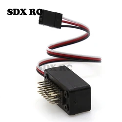 1 Pcs Remote Control Switch Board CH3 Light Control Module one eight port hub third channel R8 for the Model RC Car Light Lamp