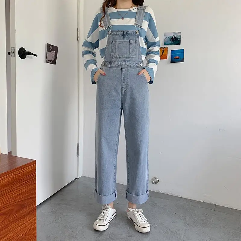 

Elegant Party Jumpsuits Woman Wide Workout Pleated Pocket Fallwinter Fitting Hip Lifting Monochromatic Workwear Flip