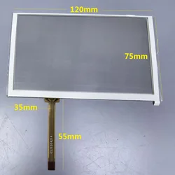 5-inch resistive touch screen 120X75 touch screen 4-wire resistive touch glass