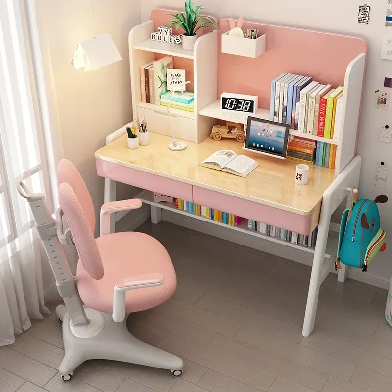 Buy Adjustable Height Ergonomic Student Smart Writing Table Set A Multi-functional Kids Study Desk and Chair for Children