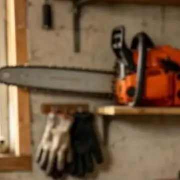 Wall Fixed Chainsaw Holder Designed for Structural Integrity and Functional Integration into Existing Garage Systems