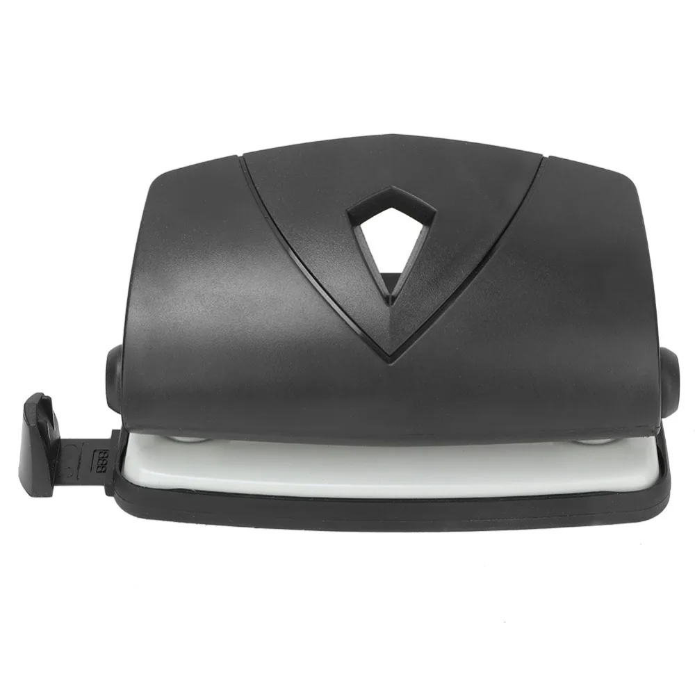 

Durable 2 Hole Hole Slot Puncher Black Practical Paper Puncher Stable with Positioning Ruler 2 Hole Puncher Office Supplies