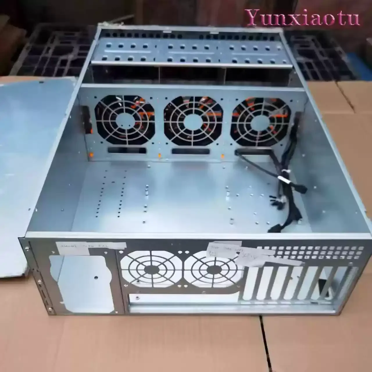 4U Rackmount Server Chassis 650mm Depth 12 Bay Hot Swap EATX Dual Motherboard ATX Redundant PSU Storage Case