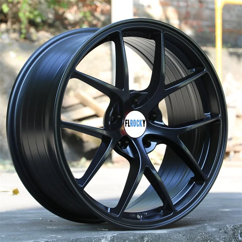 for CHEN 15 16 17 18 19 inch High Quality Passenger Car Wheels Deep Dish Rims Concave Matte Black Aluminum Alloy Wheels