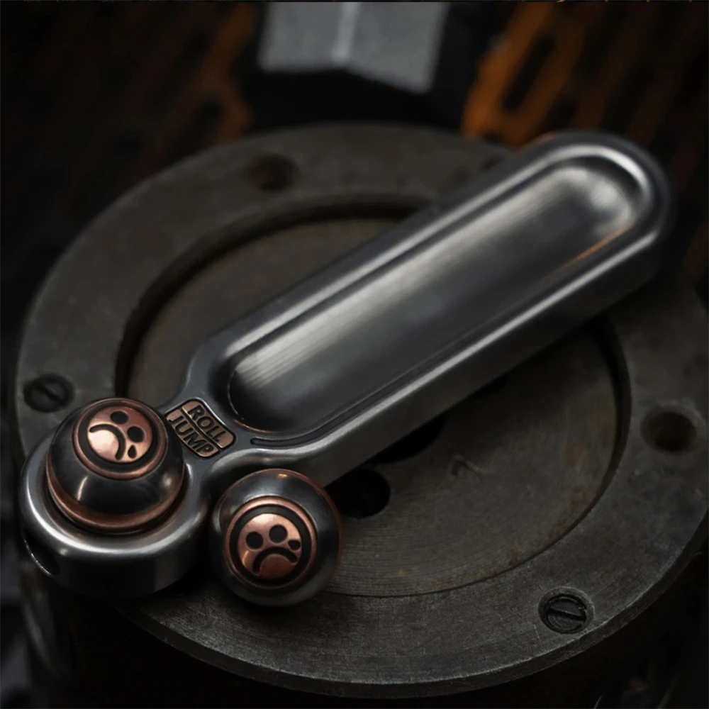 DZ 사이버 볼 EDC 피젯 슬라이더 스피너 금속 안티 스트레스 장난감 ADHD 불안 완화 감각 집중 피젯 장난감