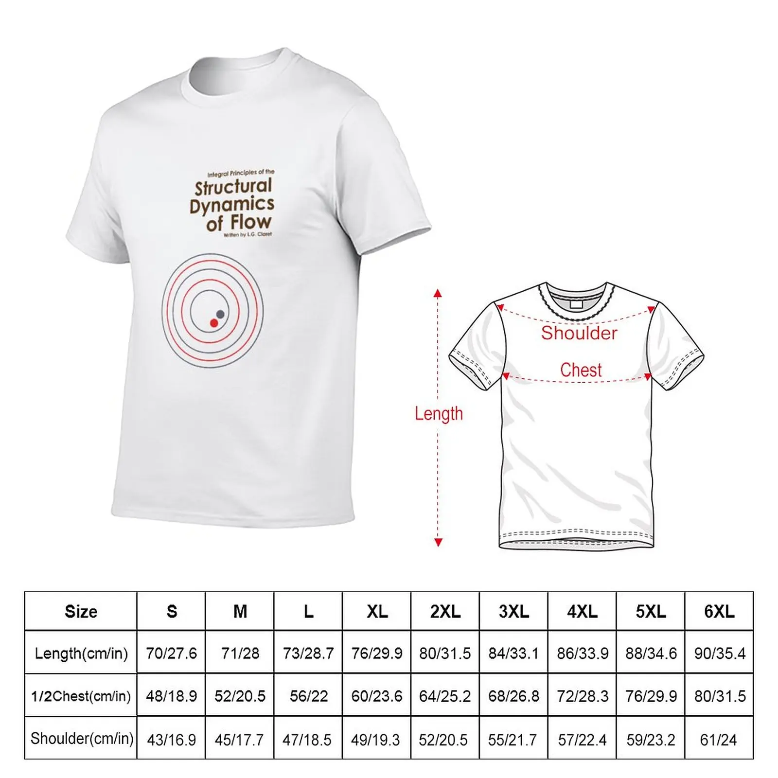 New The Structural Dynamics of Flow in White T-Shirt plus size t shirts kawaii clothes mens t shirt