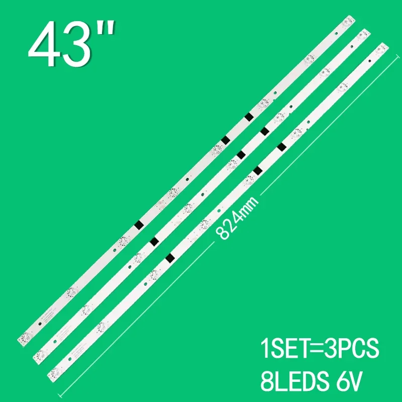 

For 43" LCD TV JS-D-JP4310-A81EC JS-D-JP4310-B81EC E43DU1000 MS-L1149-L MS-L1149-R R72-43D04-006-13 AKAI UA43EK1100US MS-L2317-A