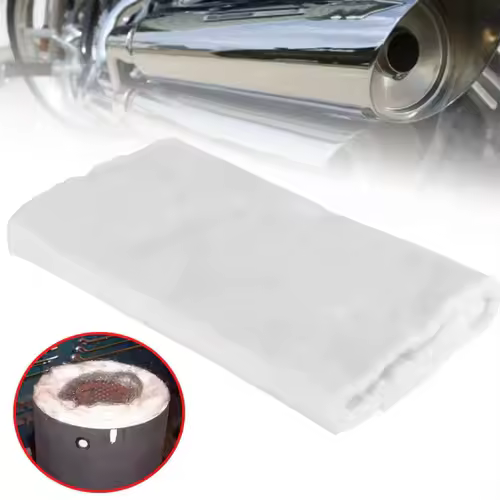 Motorcycle Fiberglass Exhaust Muffler Exhaust Pipe Silencer Cotton Motor Bike Absorb Sound Fibreglass Silencer Car Accessories - Image 6