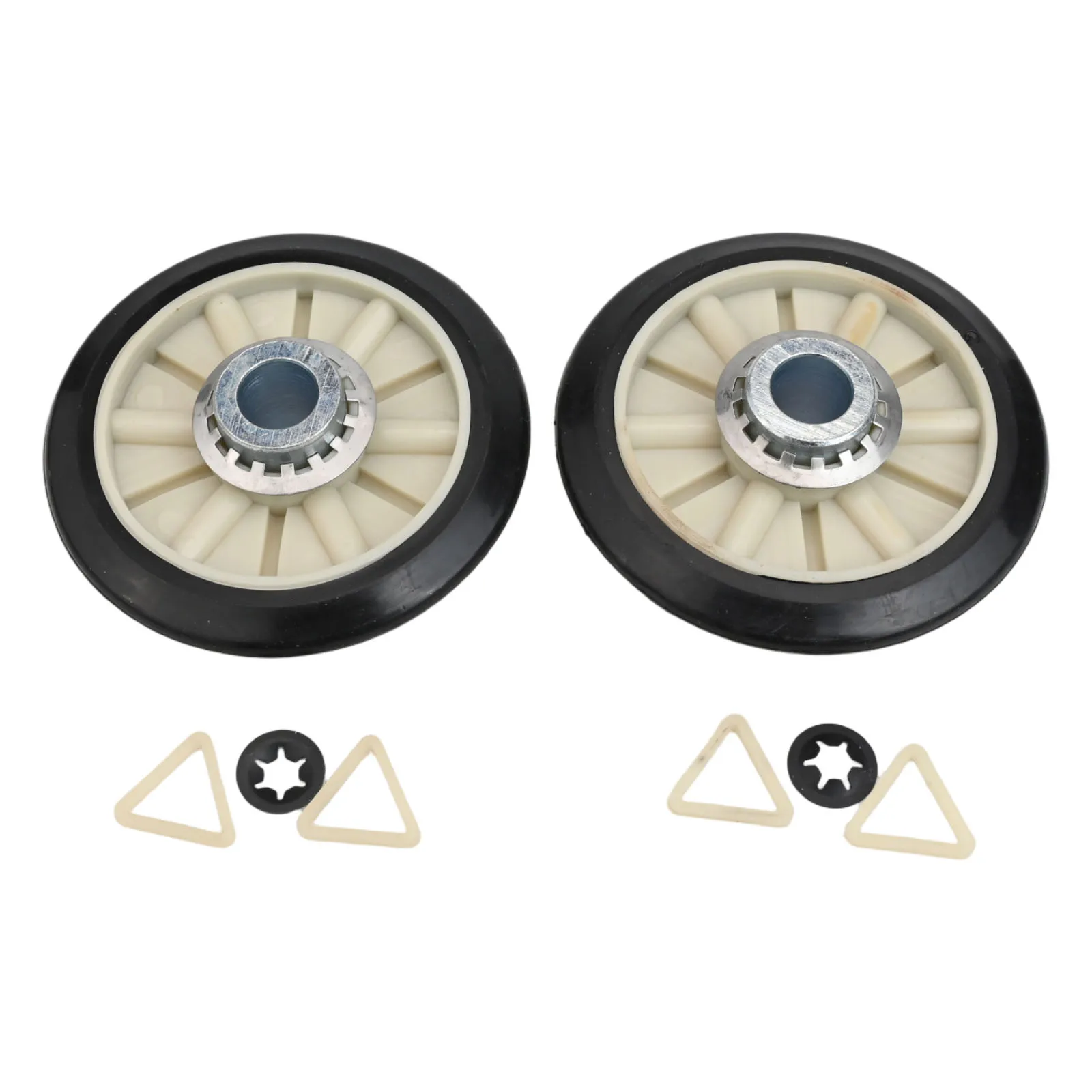 Comprehensive Compatibility 2PC Dryer Rear Drum Support Roller Kit Works with Various For Kenmore For Amana Models