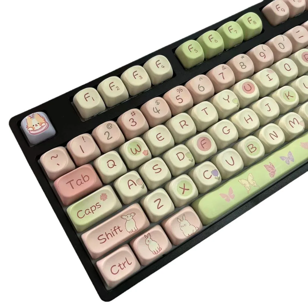 

Mechanical keyboard fully transparent wireless bluetooth universal
