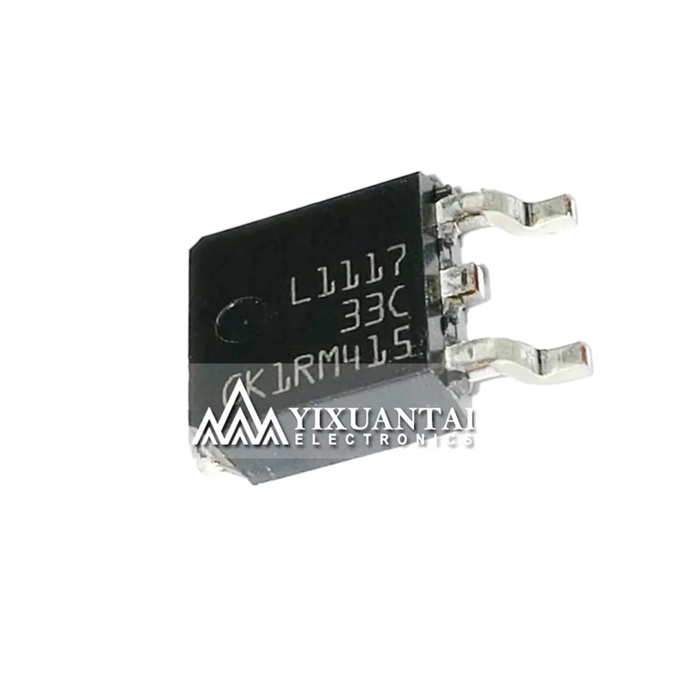 10pcs/Lot LD1117DT33TR  IC REG LINEAR 3.3V 800MA DPAK  TO252  New Original LD1117DT33TR LD1117DT33T LD1117DT33  1117 33C
