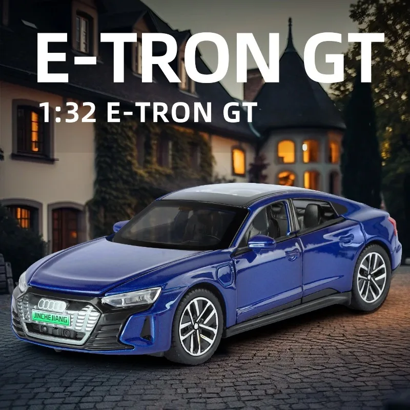 

Simulation 1:32 Audi E-TRON GT Sportcar Model Diecast Toy Vehicle Children Boy Birthday Gift Home Decor Miniature Voiture