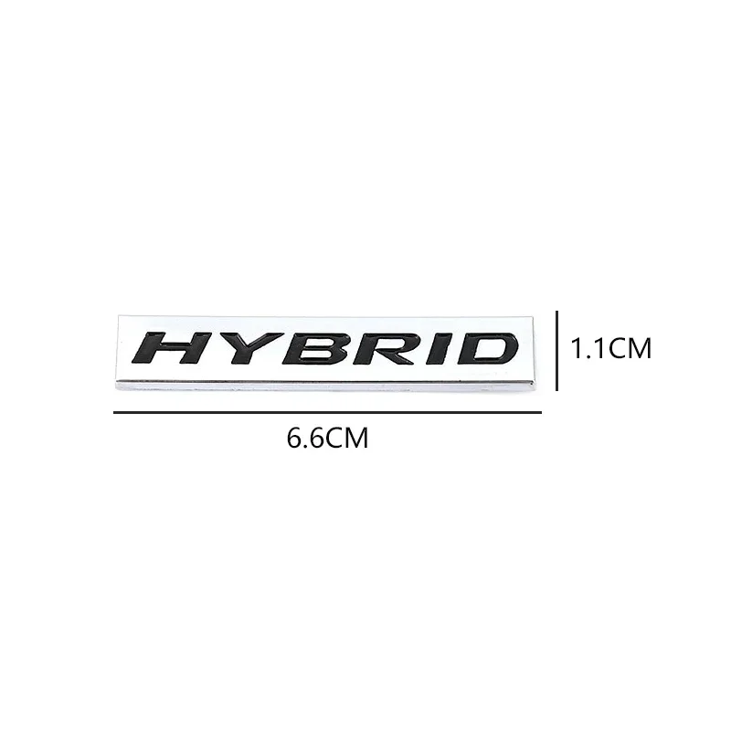 Mrtal Car Fender Side Trunk Emblem Sticker for Toyota Hybrid Badge Auris Yaris Corolla 4Runner Body Decal Exterior Accessories
