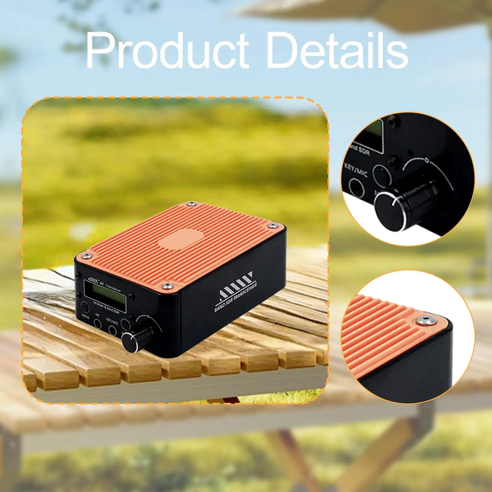 جهاز الإرسال والاستقبال جميع الأوضاع المحمولة DIY الاتصالات 8 نطاقات جهاز الإرسال والاستقبال اللاسلكي
