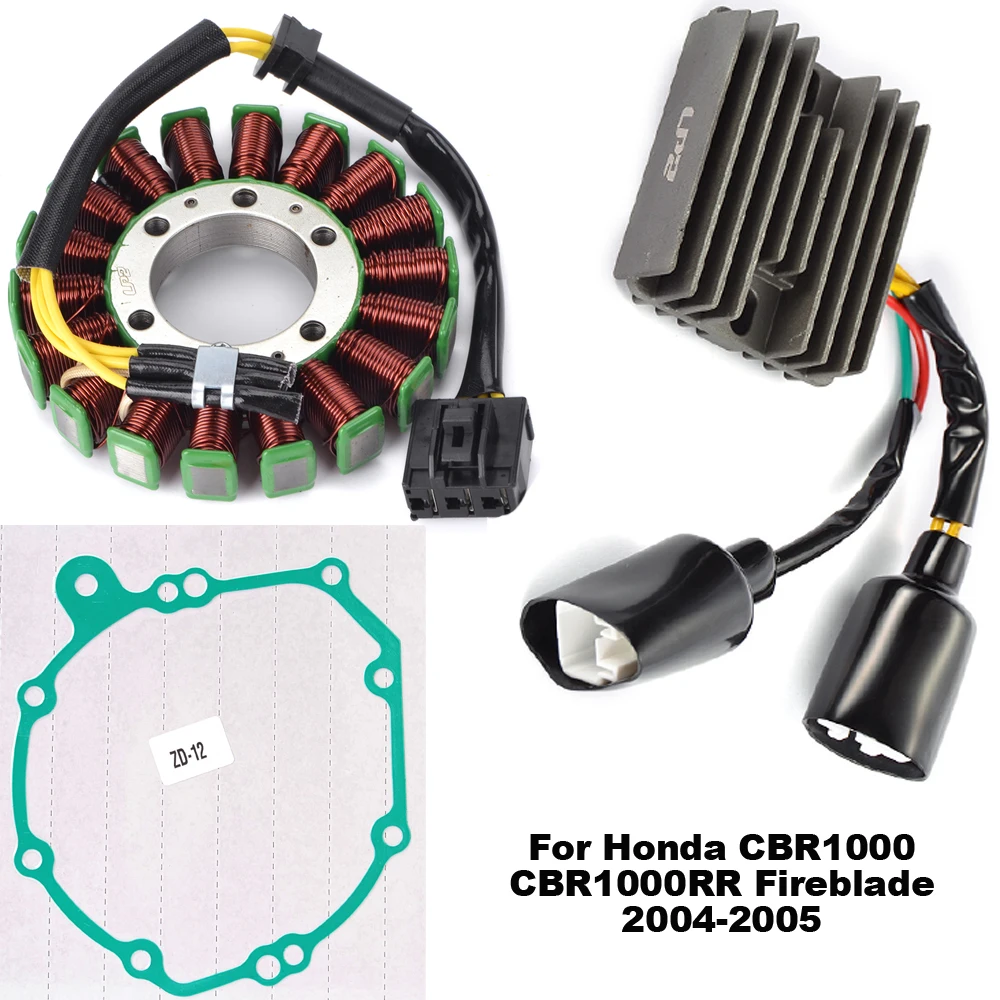 

Motorcycle Stator Coil Regulator Rectifier Gasket Set For Honda CBR1000 CBR1000RR CBR 1000 RR Fireblade 2004-2005