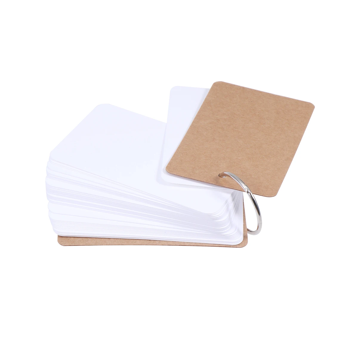 3pcs Message Cards Blank Paper Portable Ring Binder Mini Notepad For School Office Memo Pads Creative Note Pads Pocket Notepad