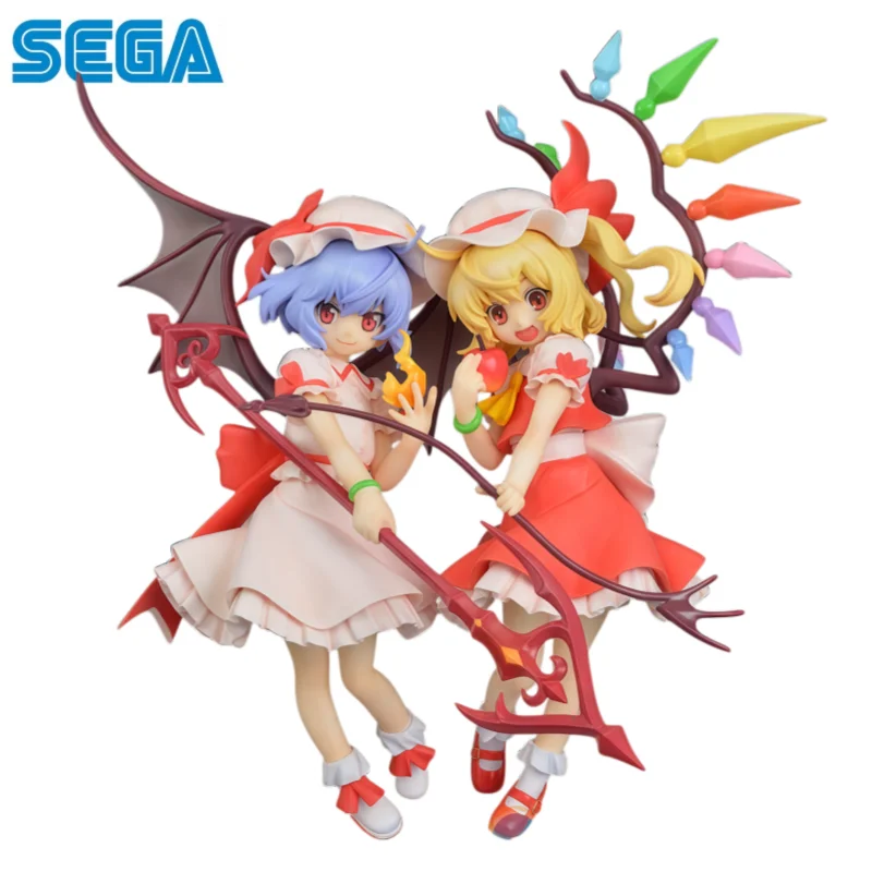 

In Stock Sega Original Remilia Scarlet Flandre Scarlet Action Figure Model Doll Brand New Boxed Toys Model Garage Collectible