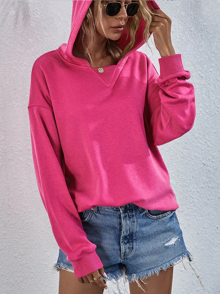 

Autumn Ribbed Long Sleeve Casual Ropa De Mujer Hoodies 2024 Lady Streetwear Hoody Women Pullovers Warm Winter Sweatershirts