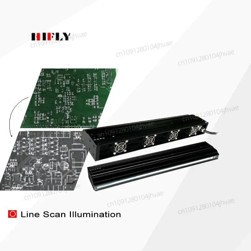 2025 NEW Professional LED Machine Vision Ultra High Power 300*16mm 128W Line Scan Light for High Speed on Line Illumination