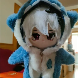20cm Game Anime Attribute Kawaii Boy Cosplay Cotton Doll Body With Skeleton Soft Plushies Model Fans Collection Toy Figures Gift