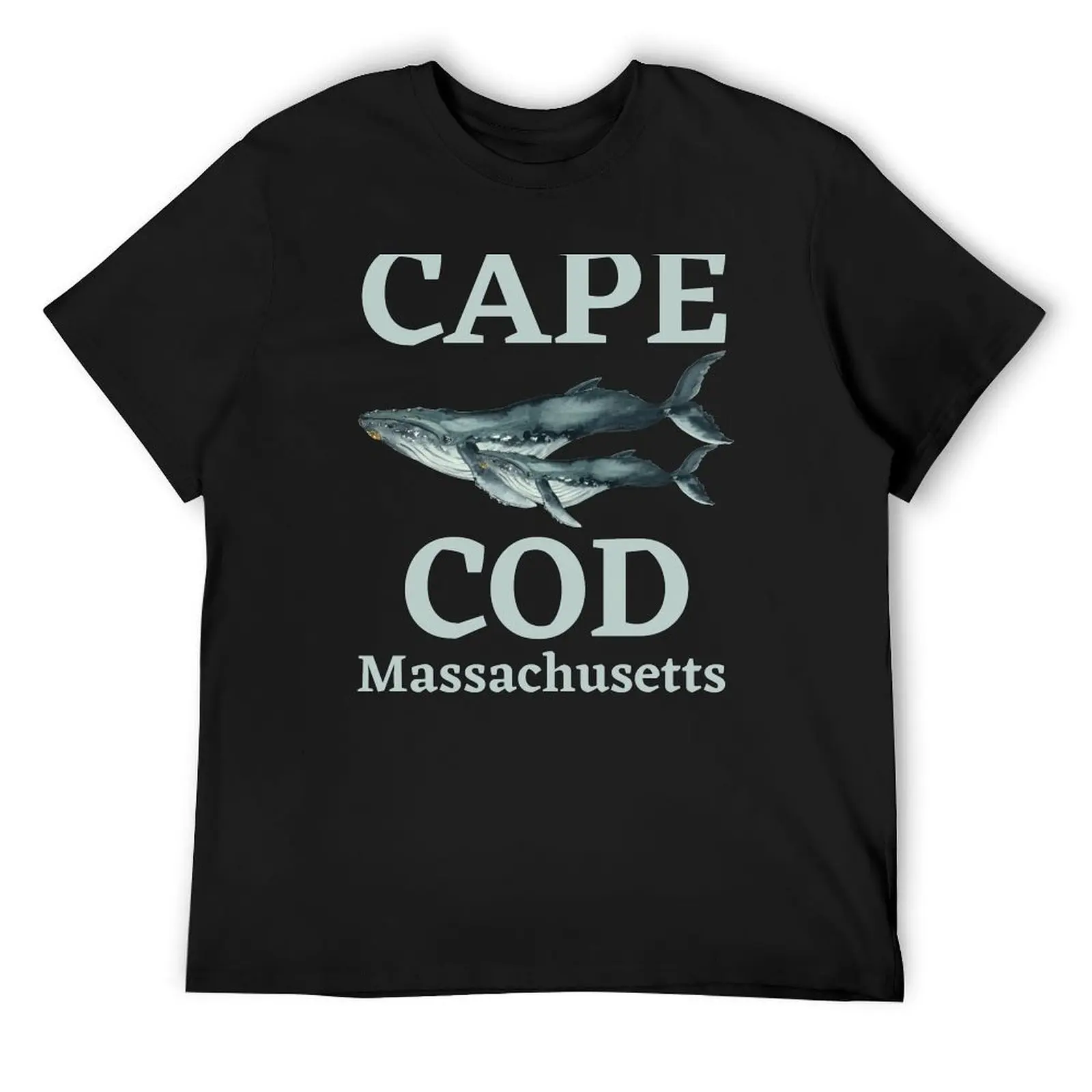 

Футболка Cape Cod Humpback Whales, летний топ, одежда на день Святого Валентина, одежда в стиле аниме, черные футболки для мужчин