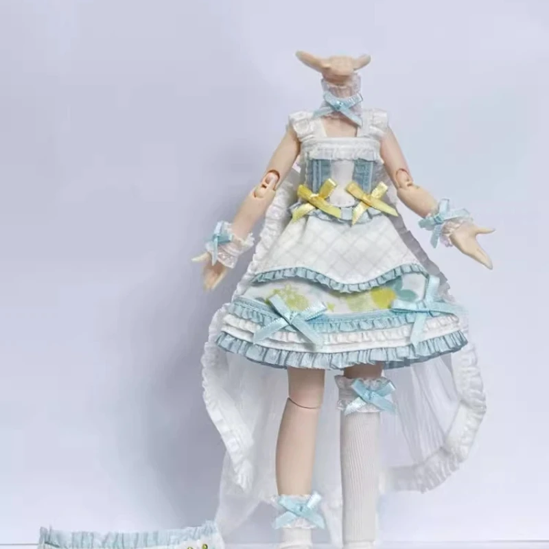 Dessert Party 8 Points Mjd Blind Box Action Figure Decorative Accessories Baby Clothes Doll Shoes Walking Sticks Trendy Toys