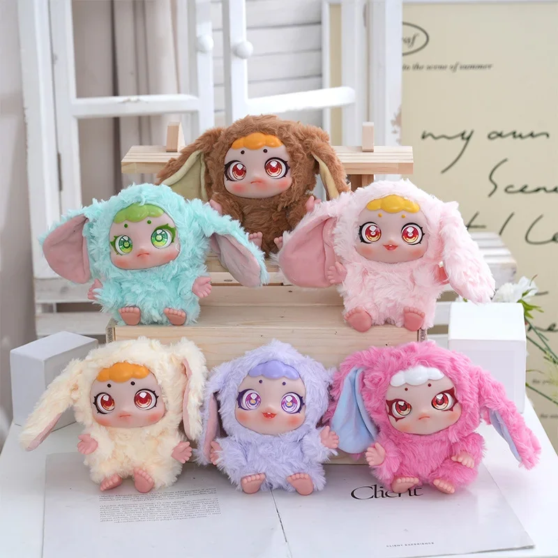 

Nommi Blind Box Never Closes Series Plush Blind Box Anime Action Figure Sweet Doll Surprise Mystery Box Decor Cute Kid Gifts