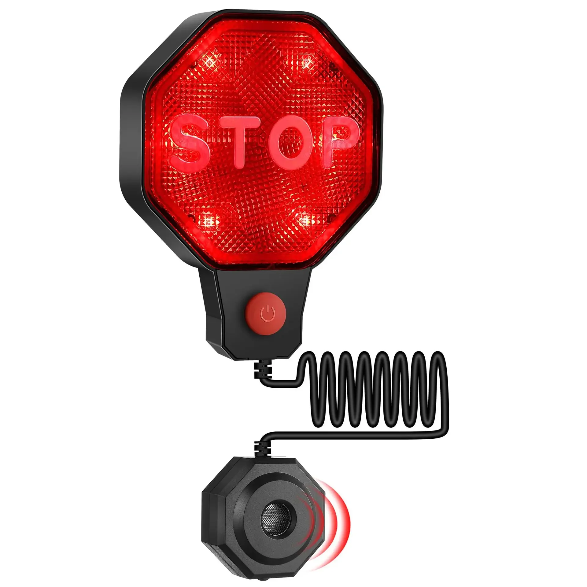 DurableAdjustable Garage Parking Sensor Auxiliary With LED Indicator Dual Power Rotary Connector