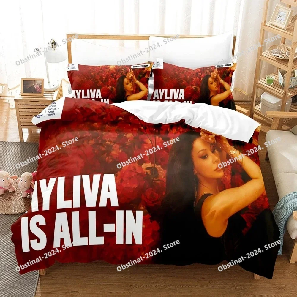 Ayliva Bedding Set Single Twin Full Queen King Size Bed Set Teenagers Bedroom Duvetcover Sets Fashion Bed Sheet Set Ayliva